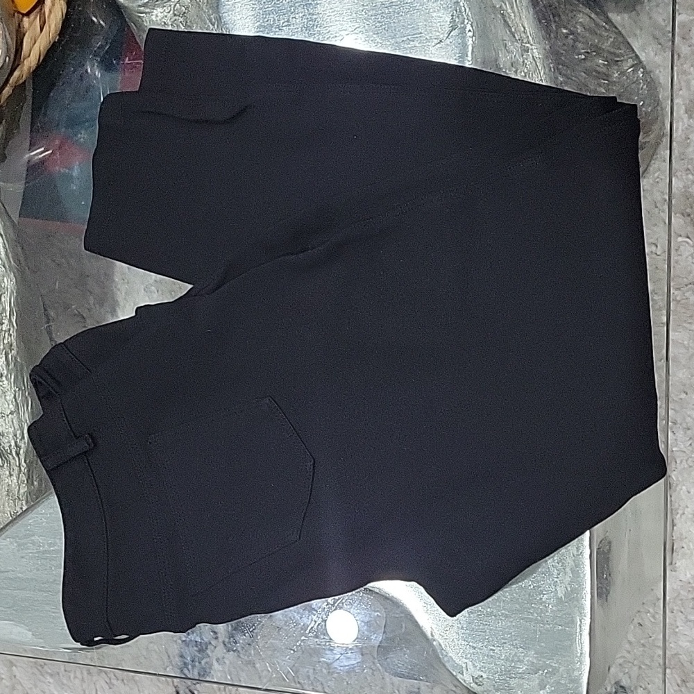 Womens Bar III super soft Black Dress Jean Jeggings  sz Large Nwot